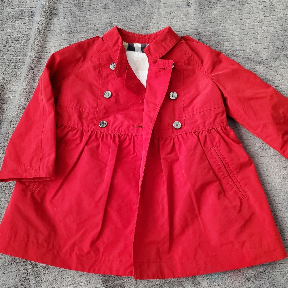Authentic Burberry Rain Jacket Toddler - 18M
